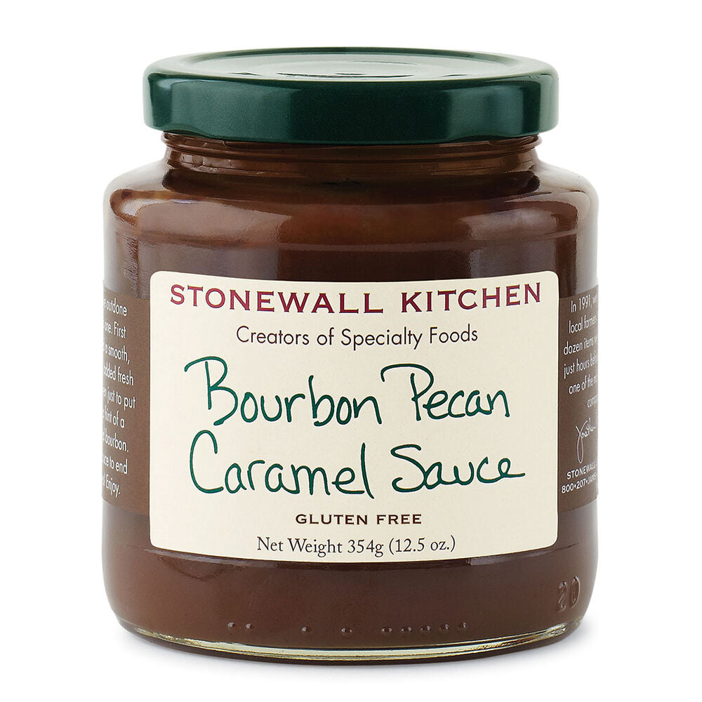 Bourbon Pecan Caramel Sauce 12.5oz - Zinnias Gift Boutique