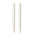 12.5" Moving Flame set/2 Ivory Taper Candles - Zinnias Gift Boutique