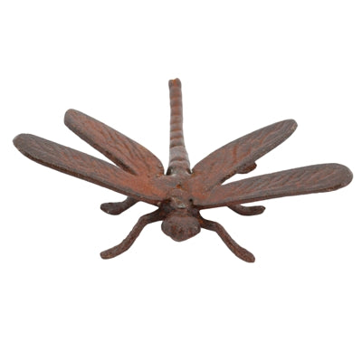 Dragonfly - Cast Iron - Rust - Zinnias Gift Boutique