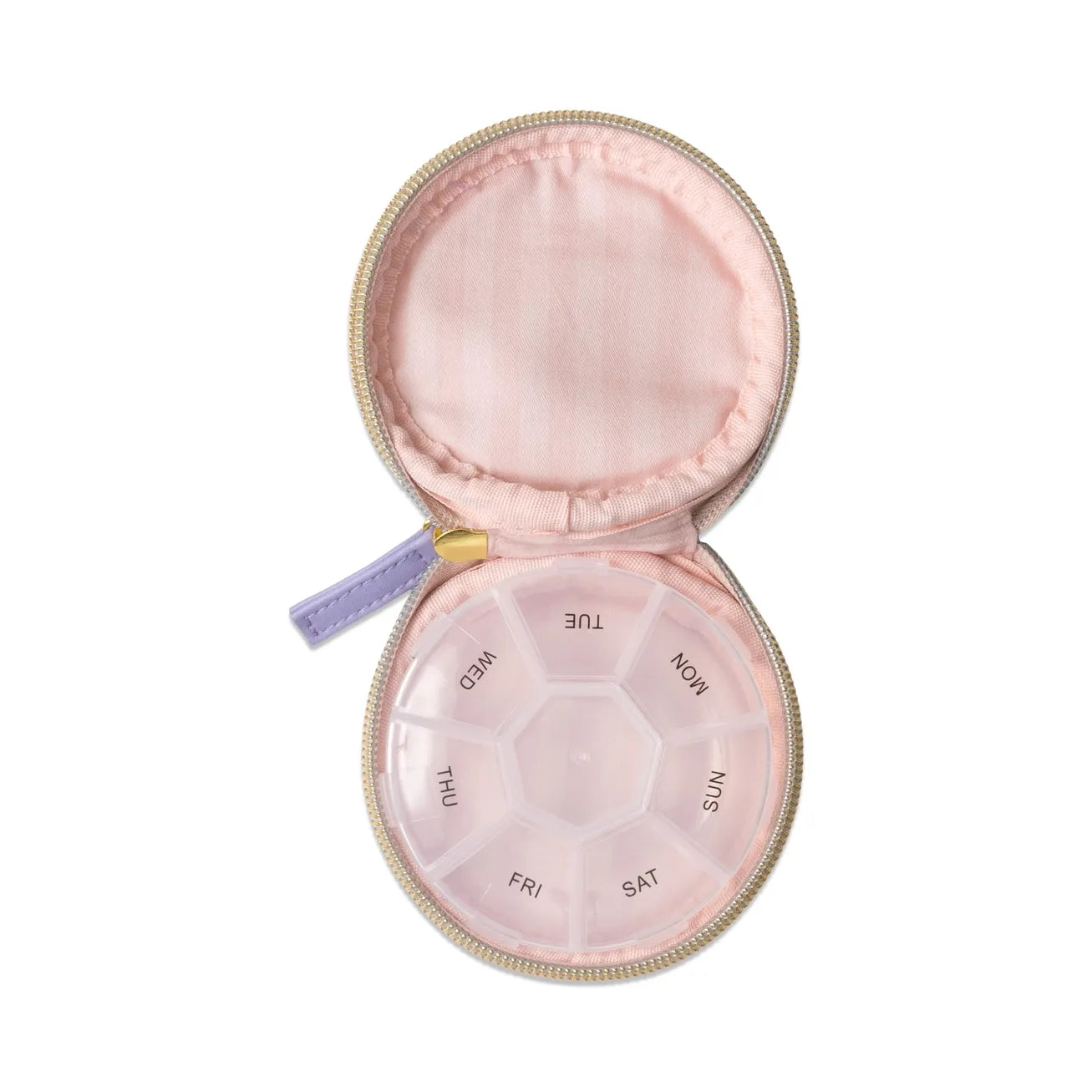 Pill Case Vegan Leather Purple Vintage - Zinnias Gift Boutique