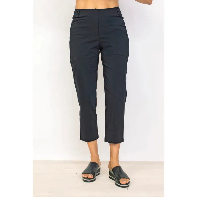 Power Stretch Slim Crop Pant - Black - Zinnias Gift Boutique