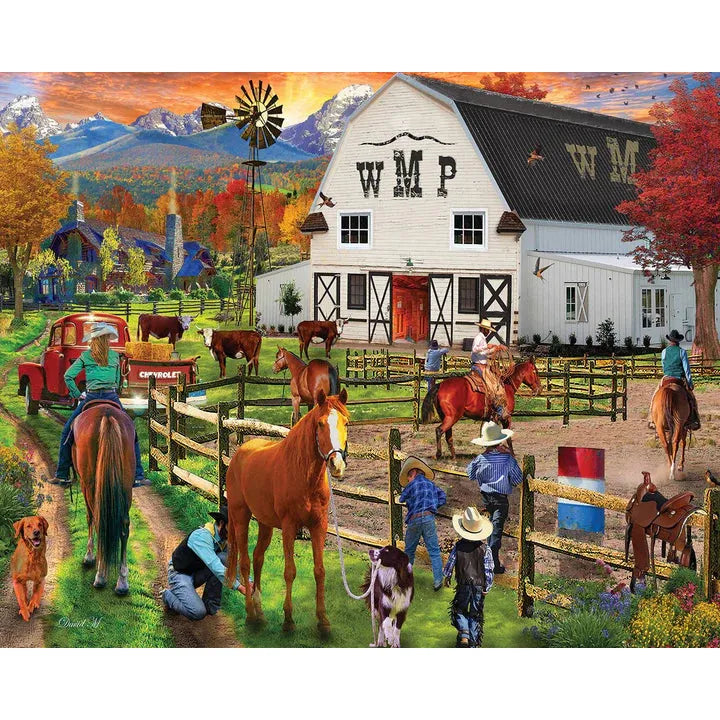 Dude Ranch (1750pz) - 1000 Piece Jigsaw Puzzle