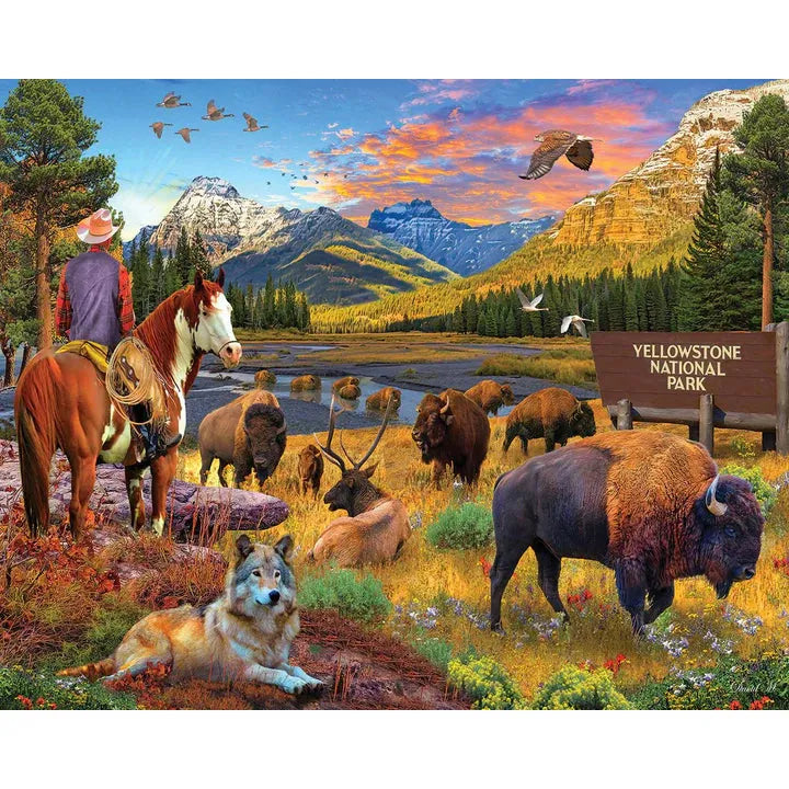 Yellowstone (1787pz) - 1000 Piece Jigsaw Puzzle