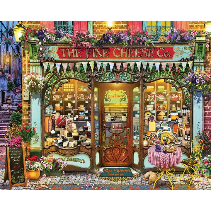 Wine &amp; Cheese Shop (1830pz) - 1000 Piece Jigsaw Puzzle