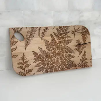 Spalted Maple Fern Board - Zinnias Gift Boutique