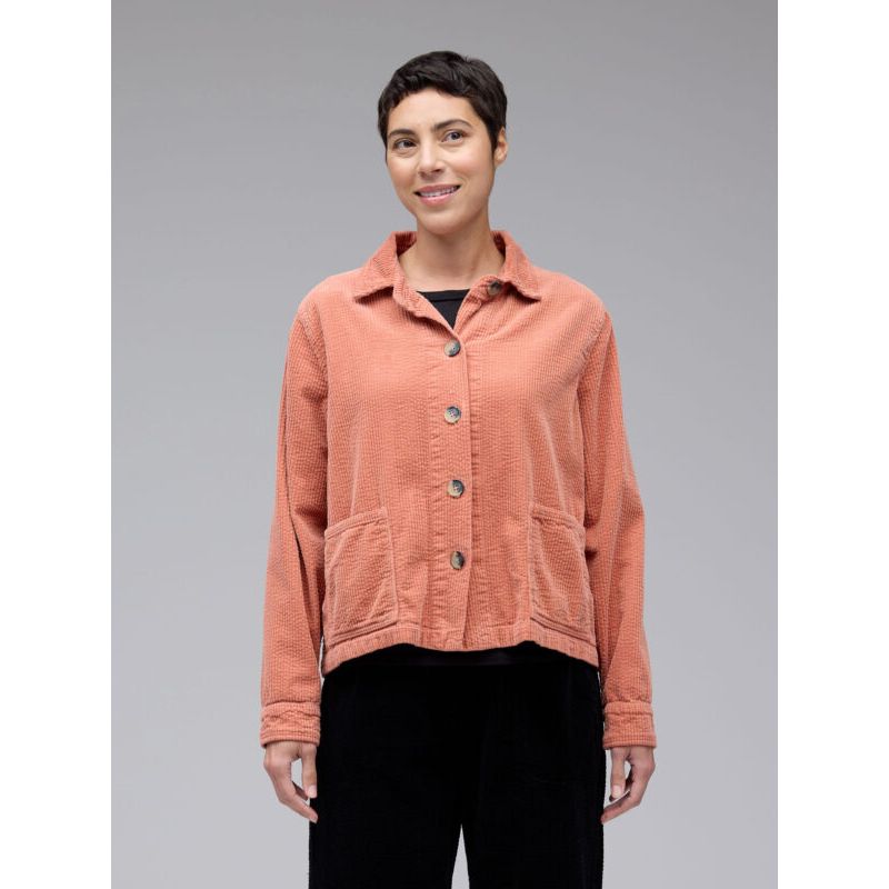 Cropped Jacket - Tandoori - Zinnias Gift Boutique