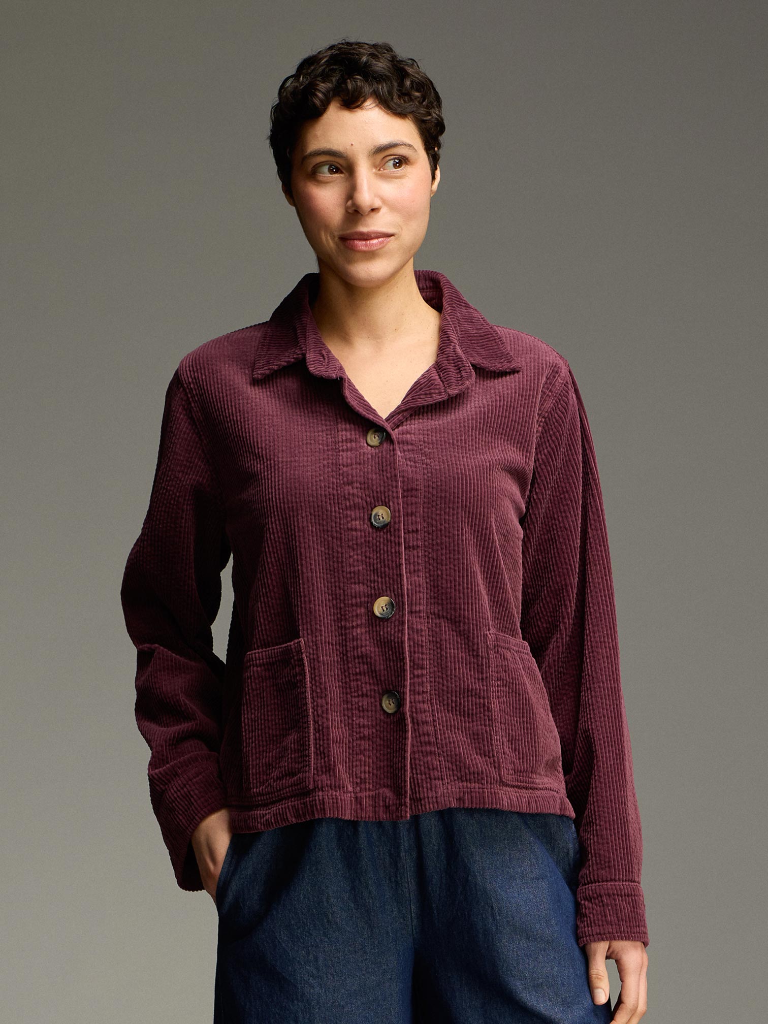 Cropped Jacket - Zinnias Gift Boutique