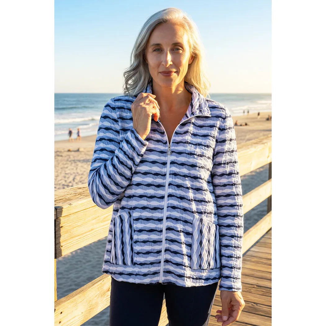 Make Waves Shoreline Jacket - Zinnias Gift Boutique