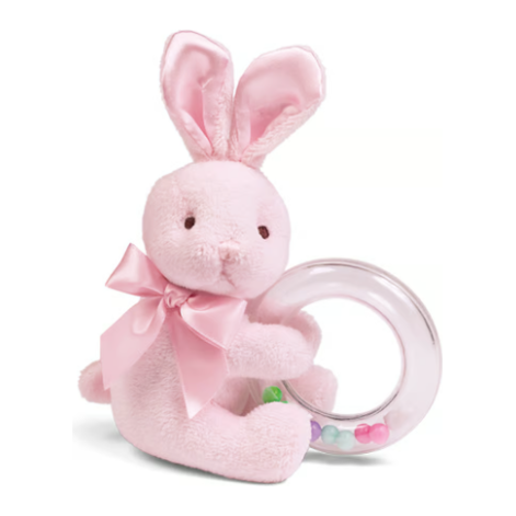 Cottontail Bunny Shaker Rattle - Zinnias Gift Boutique