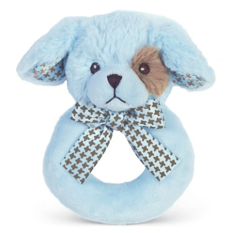 Lil&#39; Waggles Puppy Dog Ring Rattle - Zinnias Gift Boutique