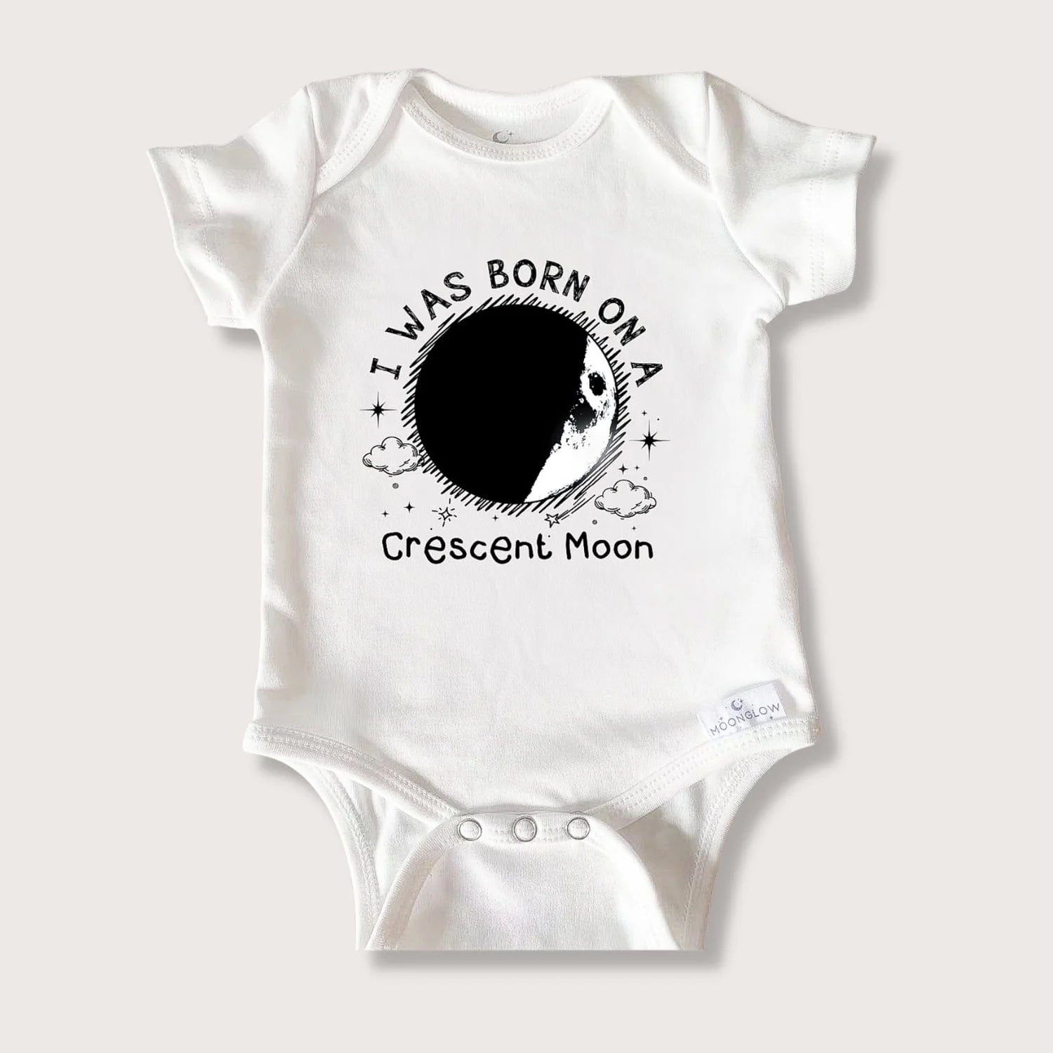 The Birth Moon Sleepy Baby Onesie - Zinnias Gift Boutique