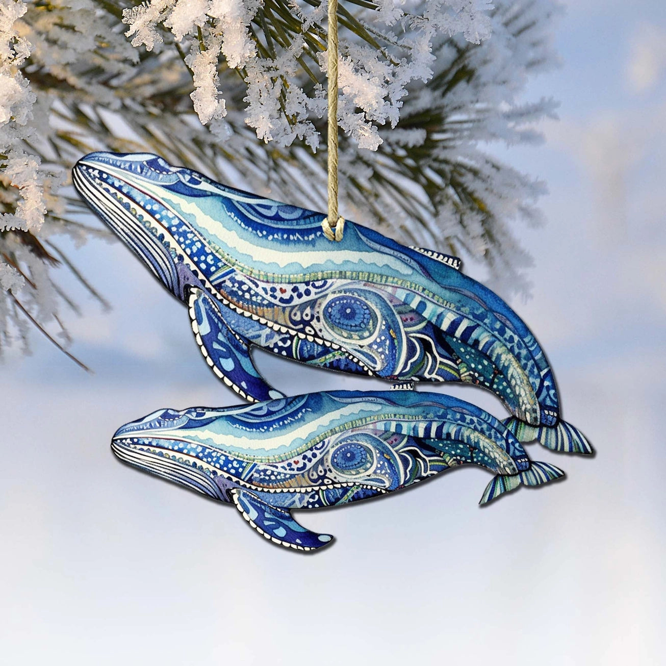 Magic Humpback Wooden Ornament