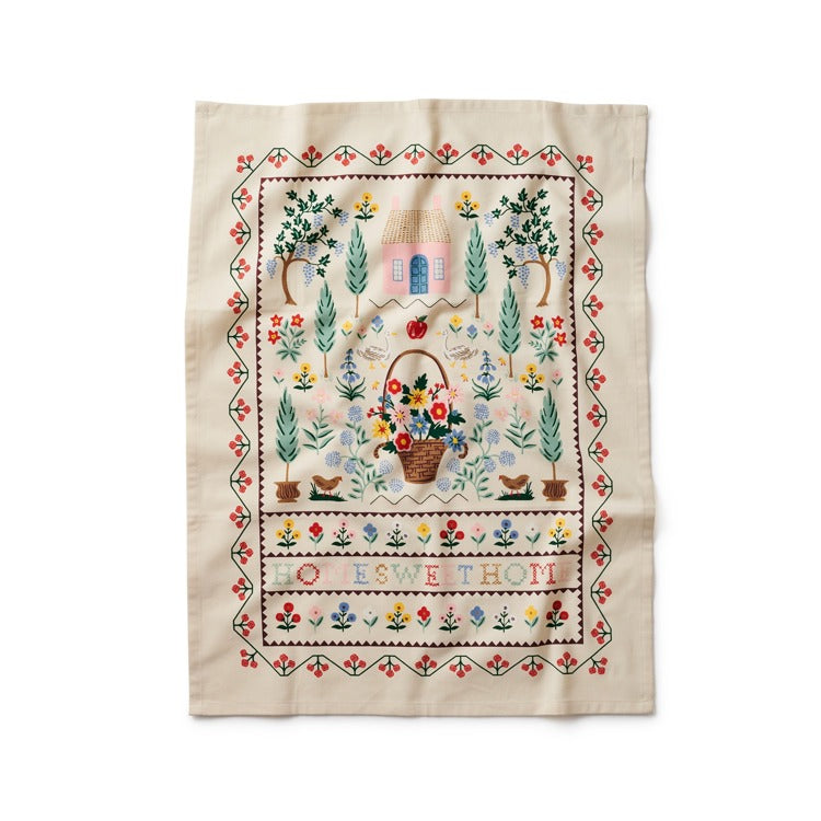 Tea towel - Zinnias Gift Boutique