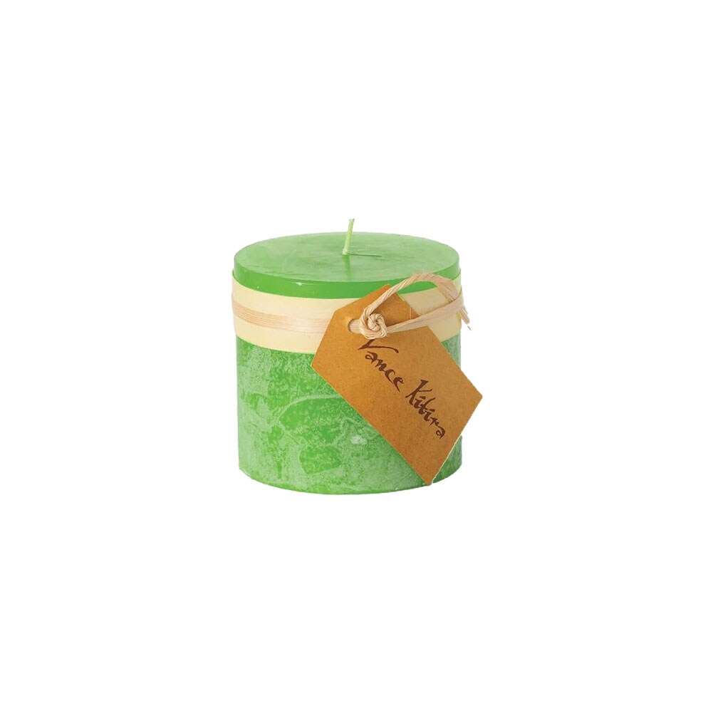 Timber Pillar Candle 3.25" - Zinnias Gift Boutique