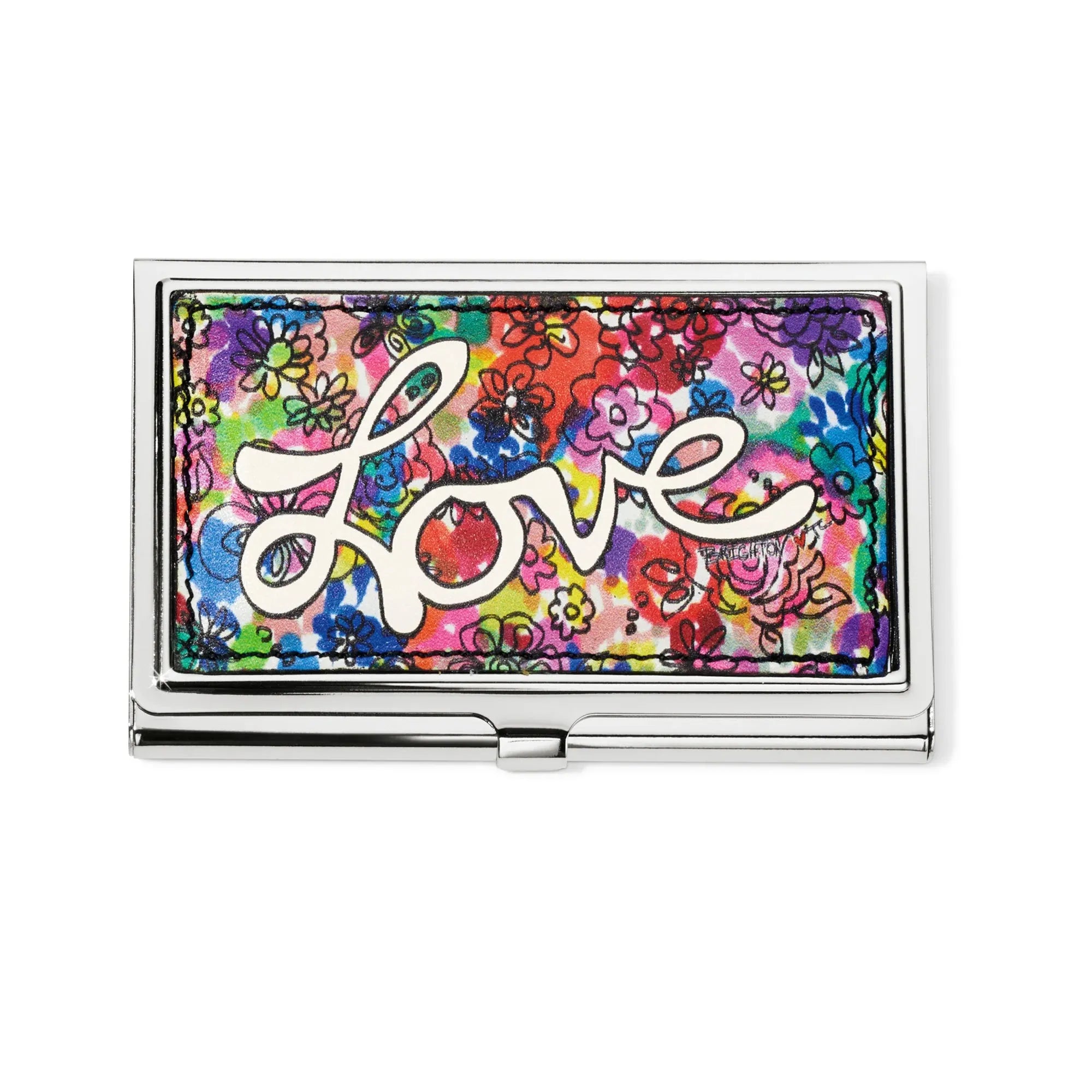 Multi Love Bouquet Card Metal Case - Zinnias Gift Boutique