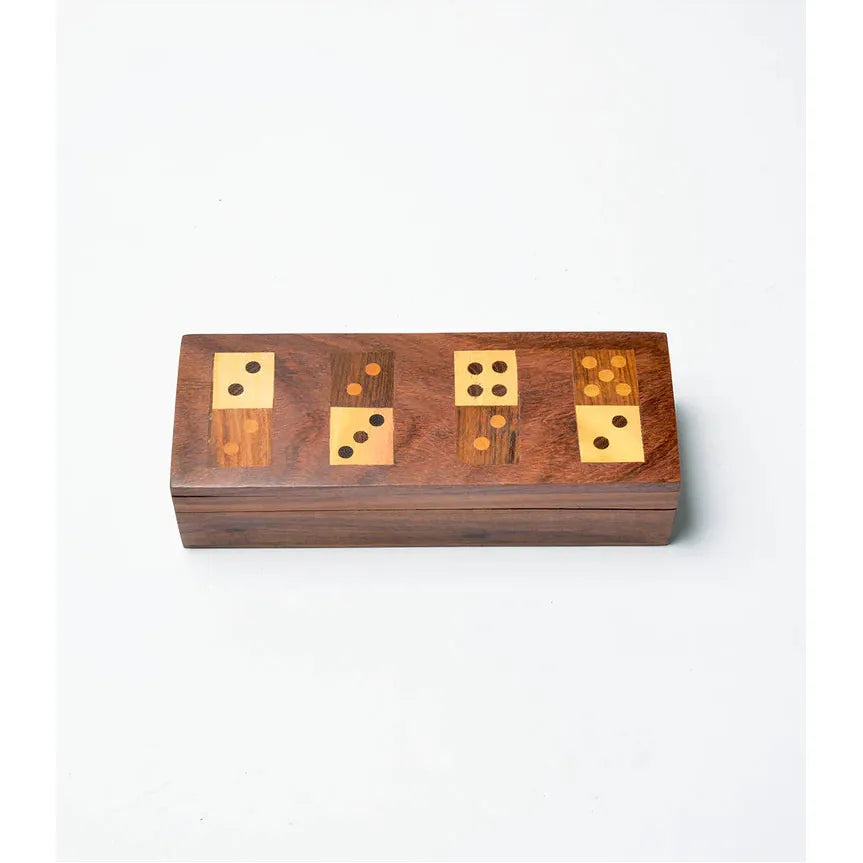 Domino Set  Handcrafted Sheesham Rosewood - Zinnias Gift Boutique