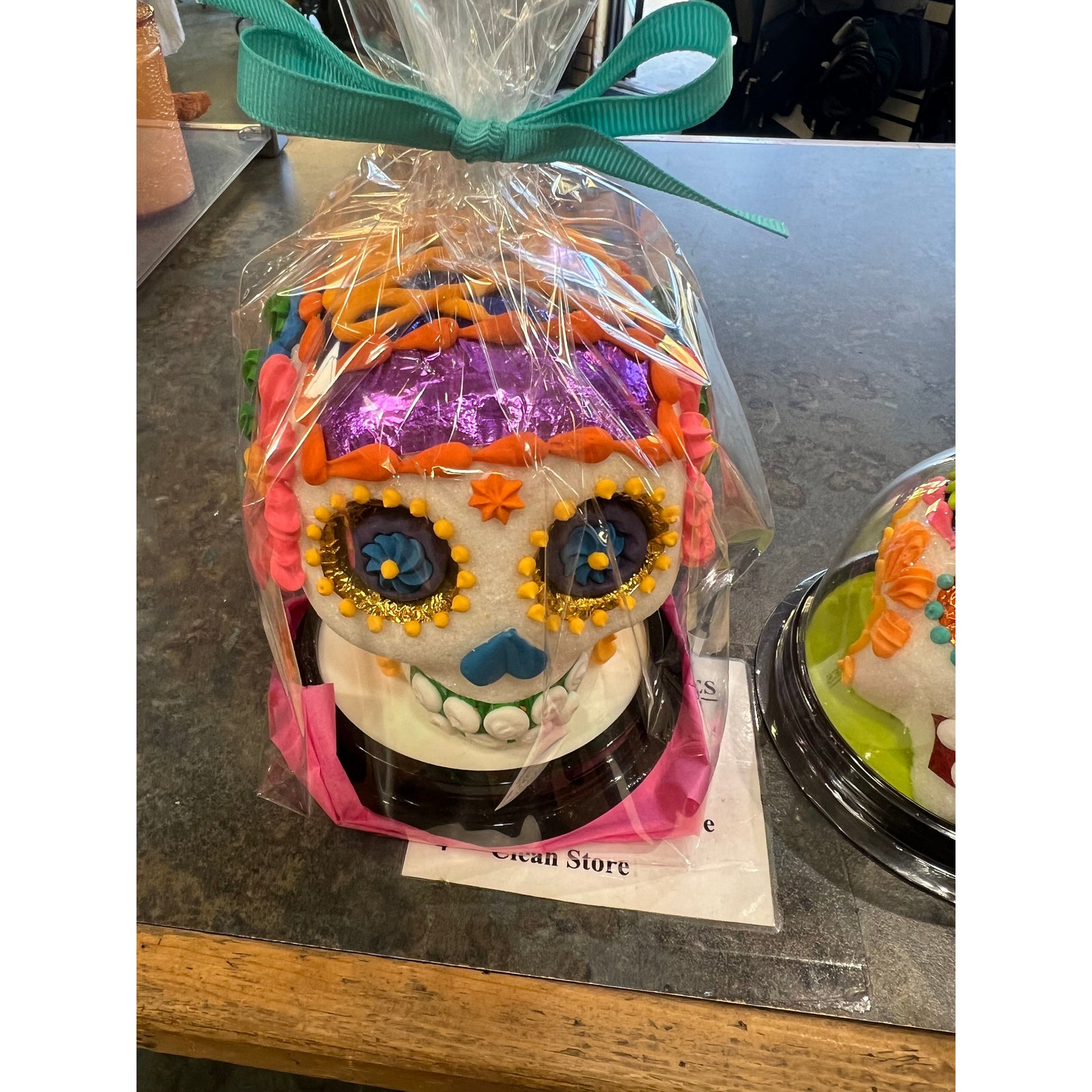 Hand Decorated Sugar Skull - Zinnias Gift Boutique