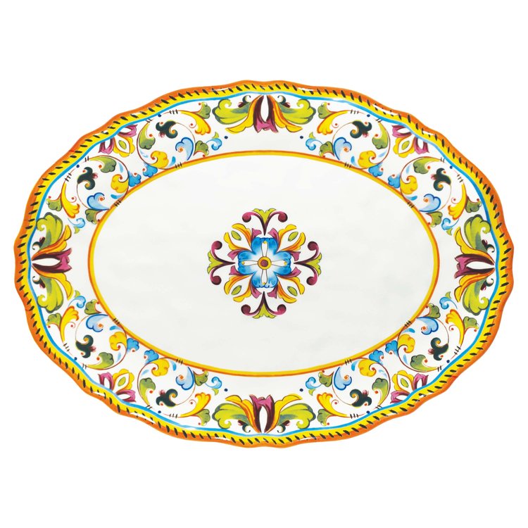 Toscana 16&quot; Oval Platter - Zinnias Gift Boutique