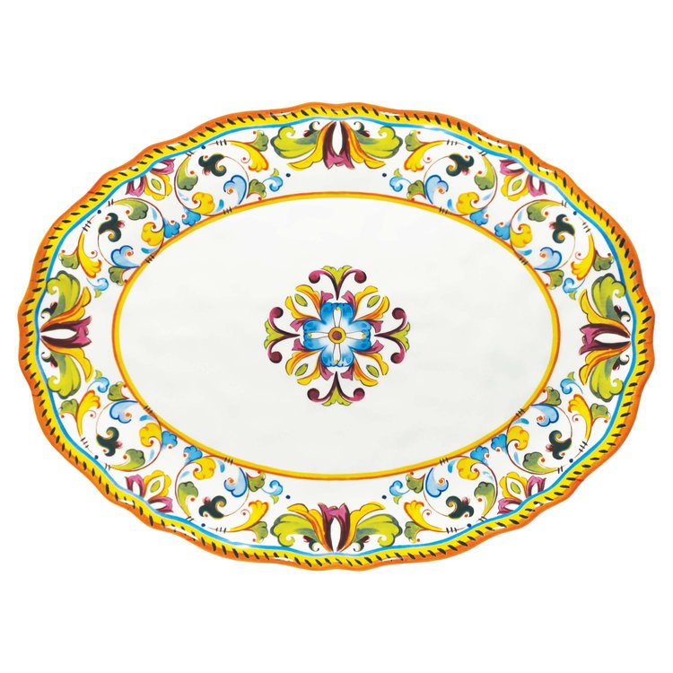 Toscana 16" Oval Platter - Zinnias Gift Boutique