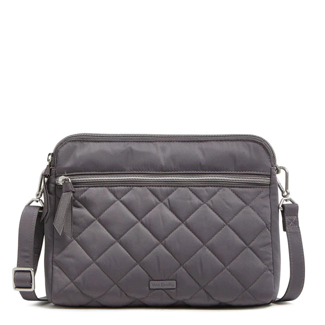 Triple Compartment Crossbody Bag Shadow Gray - Zinnias Gift Boutique