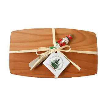 Alder Pate Board with Nutcracker Spreader Knife - Zinnias Gift Boutique