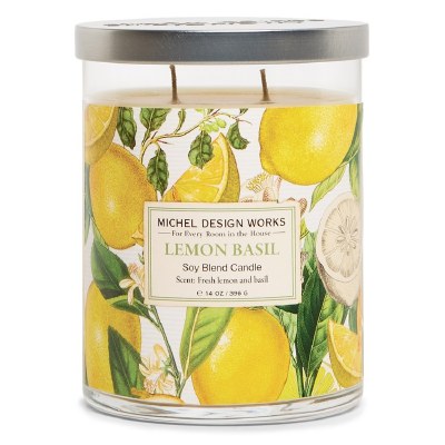 Lemon Basil Medium Tumbler Candle - Zinnias Gift Boutique