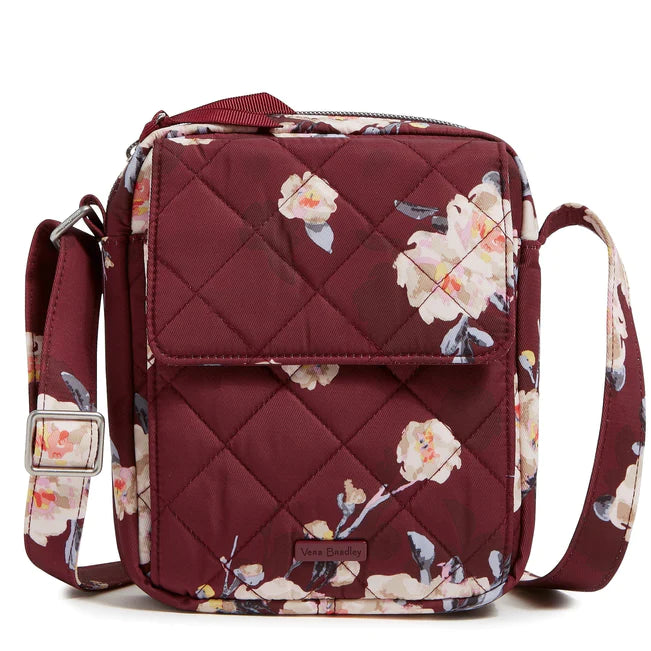 Small Crossbody Blooms and Branches Performance Twill - Zinnias Gift Boutique