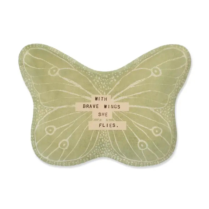 Decoupage Plate - Zinnias Gift Boutique