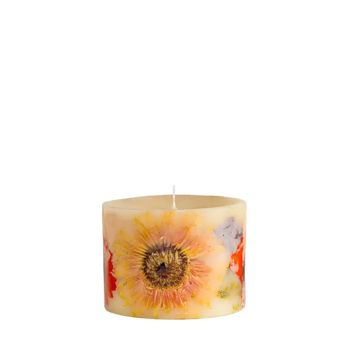 Petite Oval Botanical Candle - Zinnias Gift Boutique