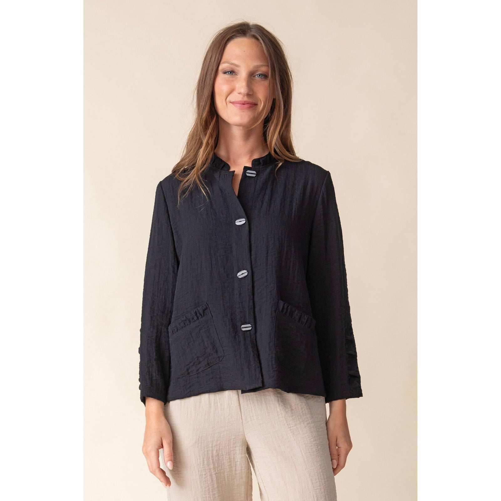 Express Travel Event Jacket - White - Zinnias Gift Boutique