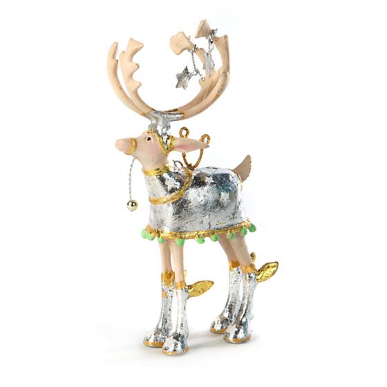 Patience Brewster Moonbeam Comet Reindeer Mini Ornament - Zinnias Gift Boutique