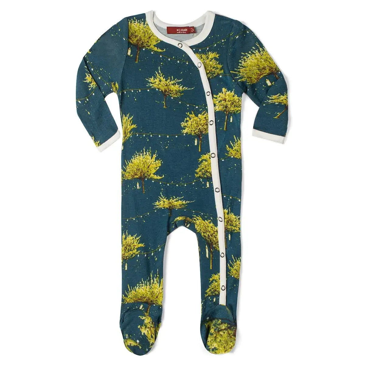 Bamboo Footed Romper - Ornaments - Zinnias Gift Boutique