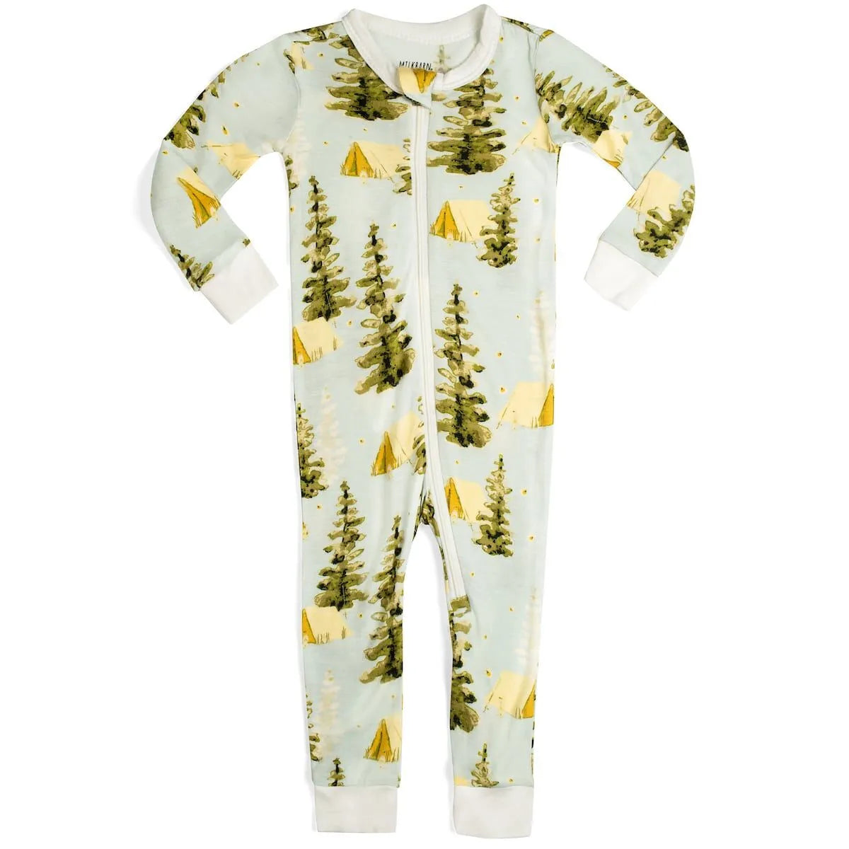 Organic Cotton Zipper Pajama Camping - Zinnias Gift Boutique