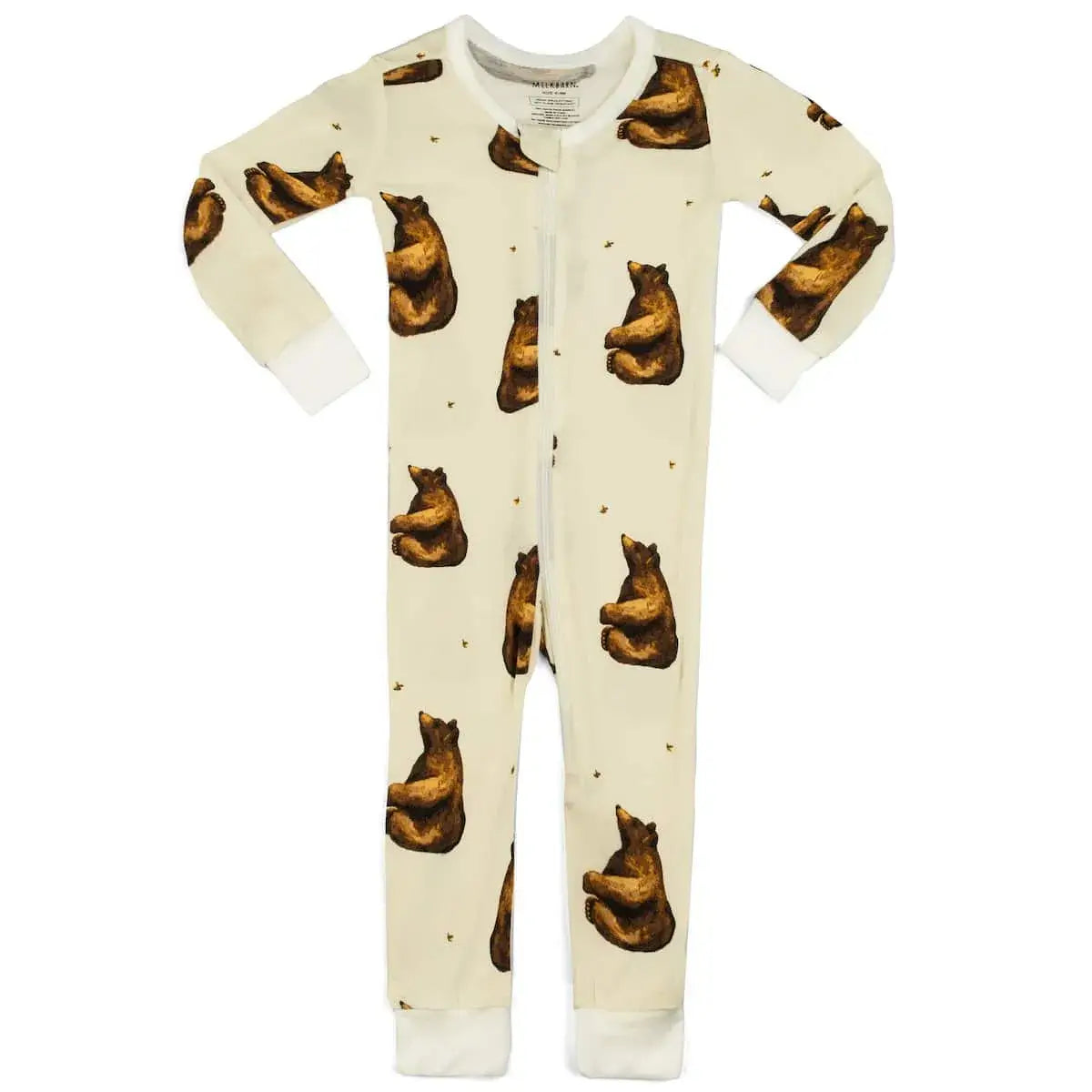 Ornament Organic Zipper Pajama