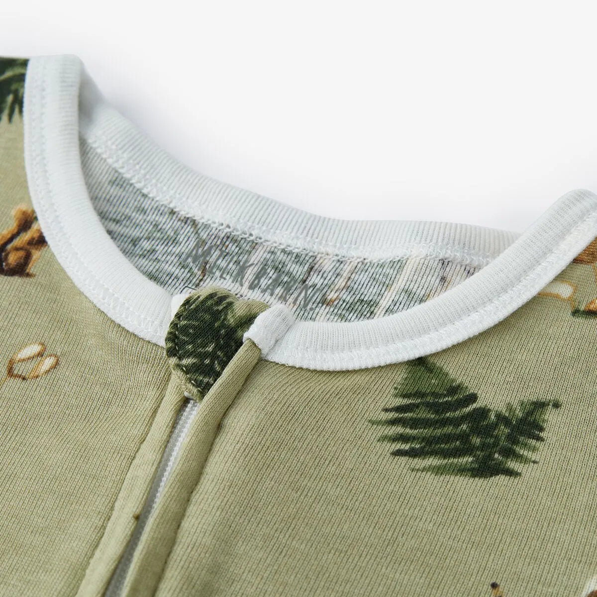 Organic Cotton Zipper Pajama Forest Party - Zinnias Gift Boutique