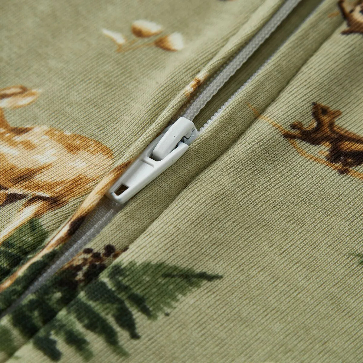 Organic Cotton Zipper Pajama Forest Party - Zinnias Gift Boutique