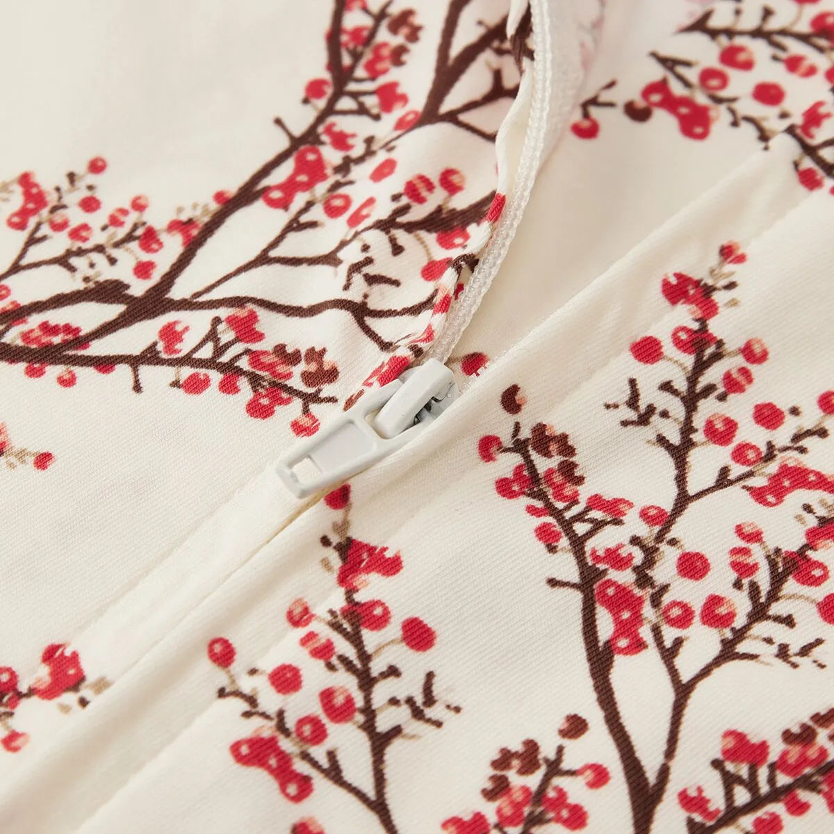 Cotton Stretch Zipper Pajama Winterberry - Zinnias Gift Boutique