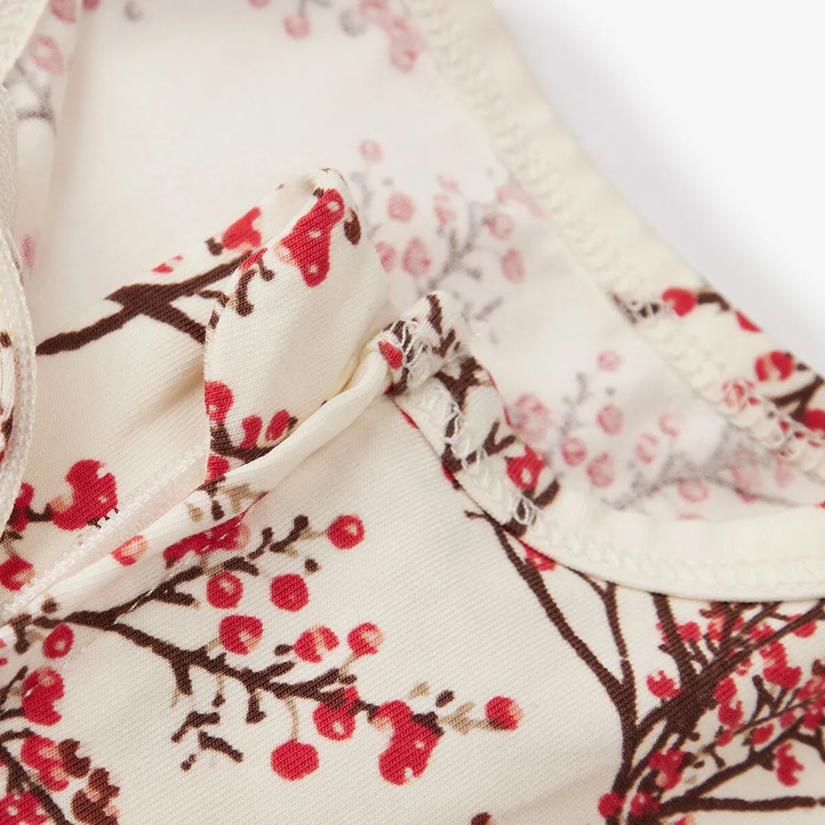 Cotton Stretch Zipper Pajama Winterberry - Zinnias Gift Boutique