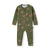 Cotton Stretch Zipper Pajama Pinecone