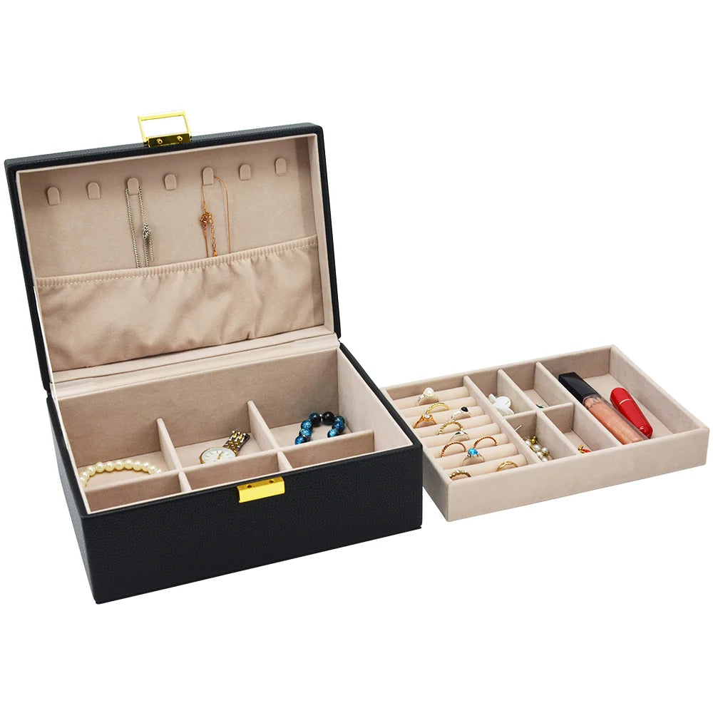 Jewelry box 2 tier - Zinnias Gift Boutique