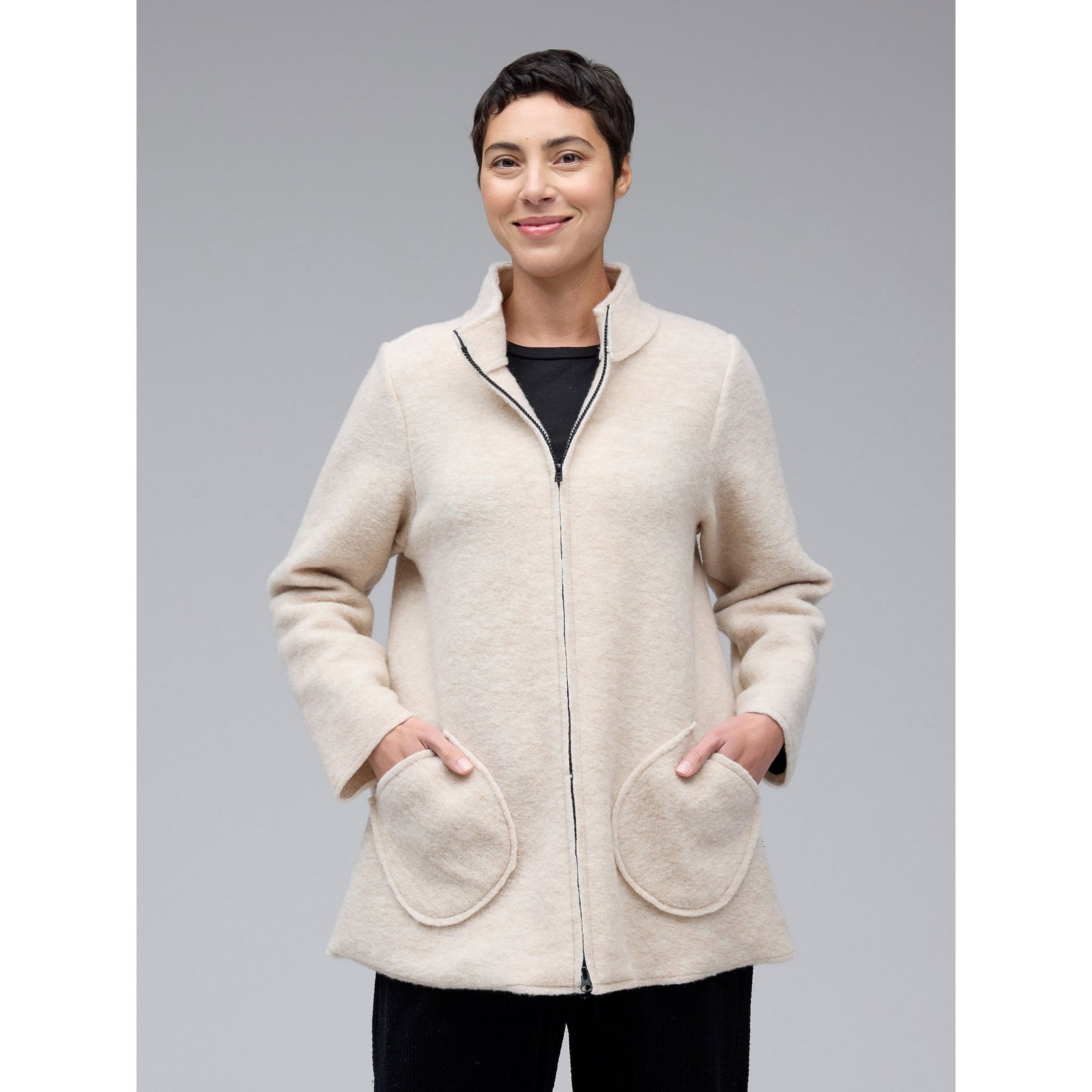 Zip Swing Jacket - Tidal - Zinnias Gift Boutique