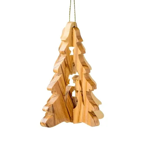 Olive Wood Ornament - Zinnias Gift Boutique