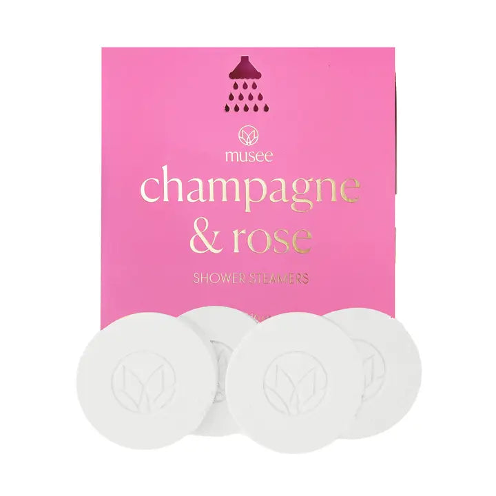 Champagne and Rose Shower Steamers - Zinnias Gift Boutique
