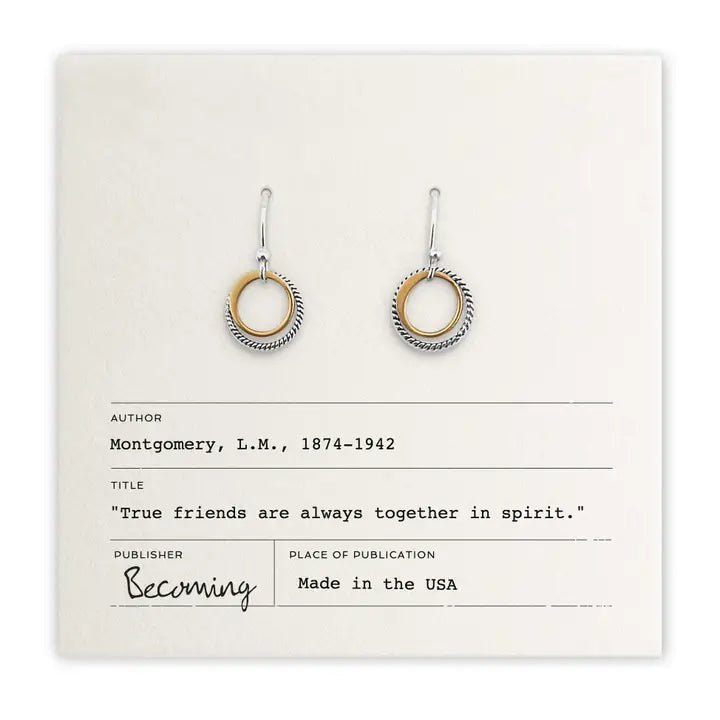 True Friends Earrings - Zinnias Gift Boutique