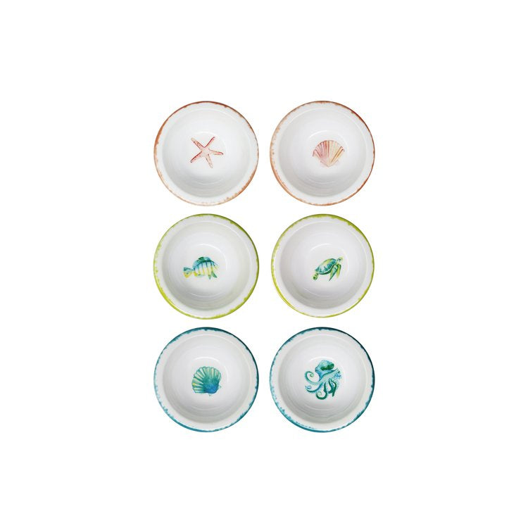 Mini Round Bowls Assorted La Mer Designs - Zinnias Gift Boutique