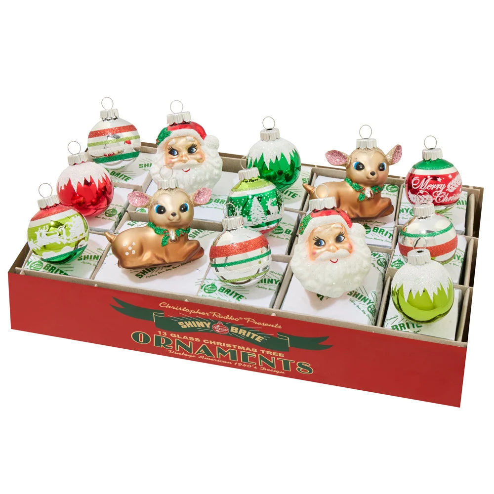 FIGURES & DECORATED RND ORNAMENT - Zinnias Gift Boutique