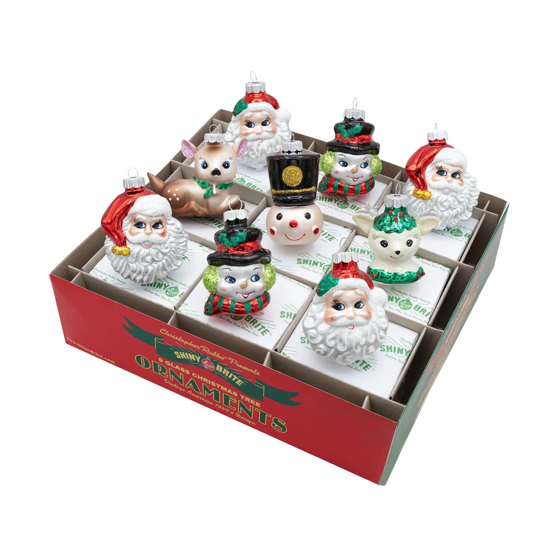 Holiday Splendor Figures Ornament - Zinnias Gift Boutique