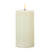 3" x 7" Uyuni Ivory Pillar Candle - Zinnias Gift Boutique