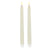 11" Uyuni Ivory Taper Candles - Zinnias Gift Boutique