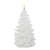 *DC* 4.25" x 8" White Christmas Tree Candle - Zinnias Gift Boutique